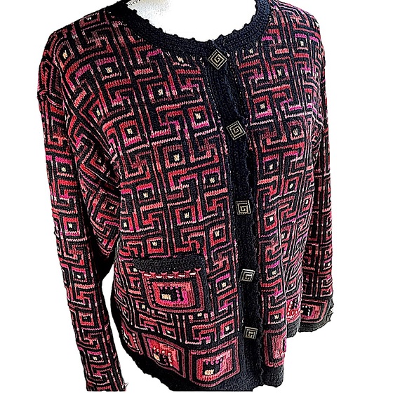 Vintage 1980’s Icelandic Cardigan. B9 - Picture 10 of 16